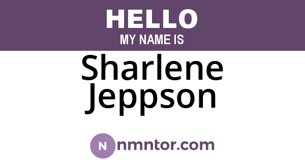 Sharlene Jeppson