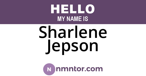 Sharlene Jepson