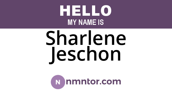 Sharlene Jeschon