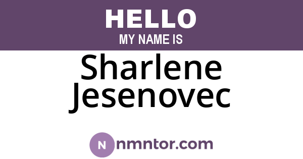 Sharlene Jesenovec