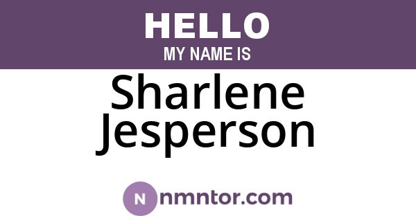 Sharlene Jesperson