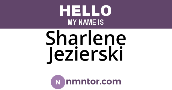 Sharlene Jezierski