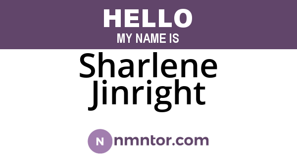 Sharlene Jinright