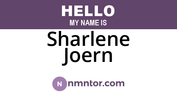 Sharlene Joern