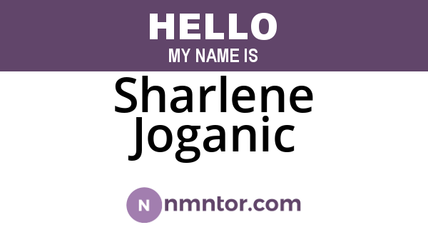 Sharlene Joganic