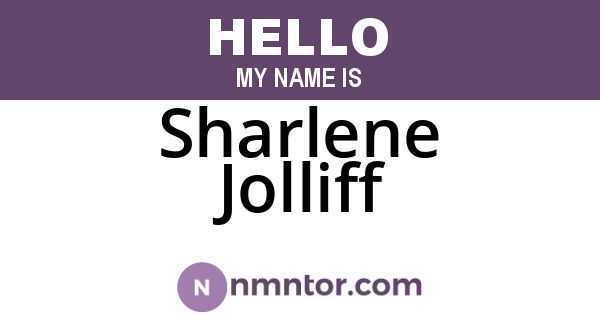 Sharlene Jolliff
