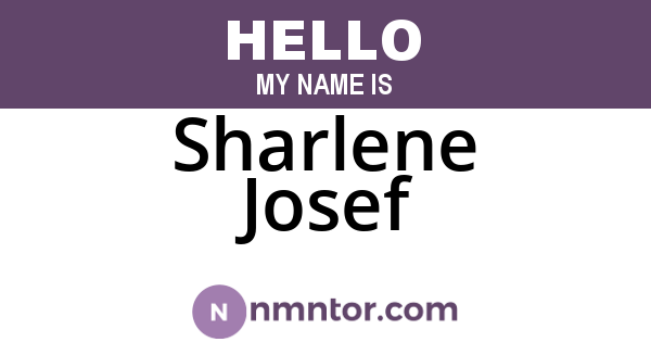 Sharlene Josef