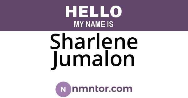 Sharlene Jumalon