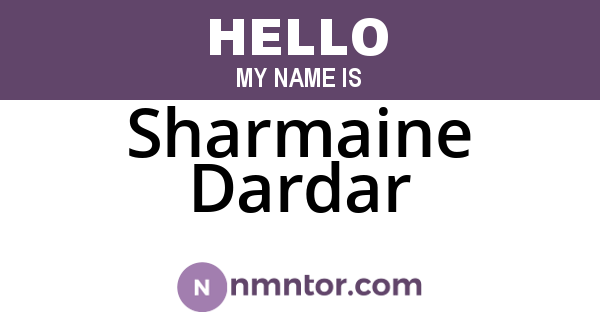 Sharmaine Dardar