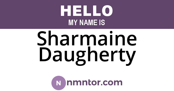 Sharmaine Daugherty