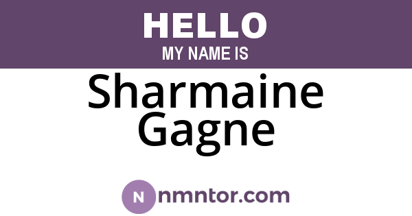 Sharmaine Gagne