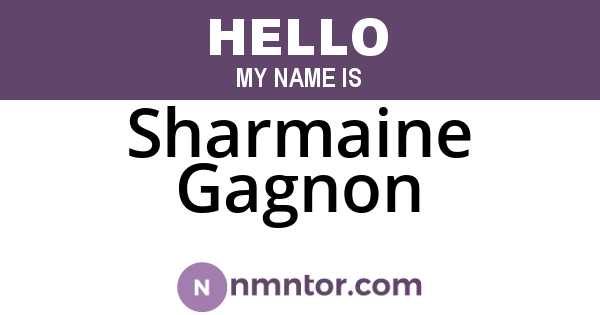 Sharmaine Gagnon