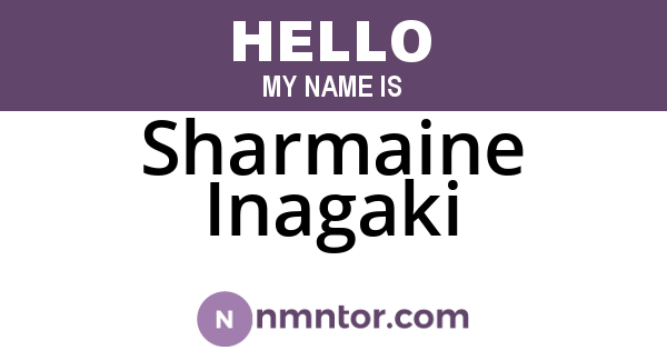 Sharmaine Inagaki