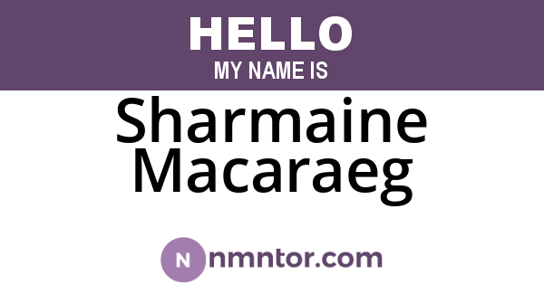 Sharmaine Macaraeg