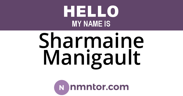 Sharmaine Manigault