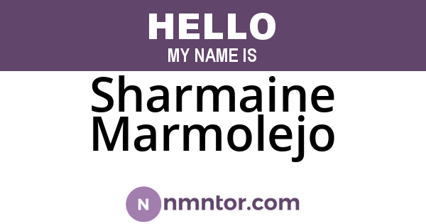 Sharmaine Marmolejo