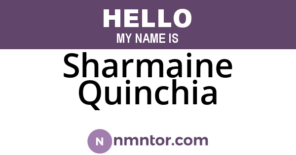 Sharmaine Quinchia