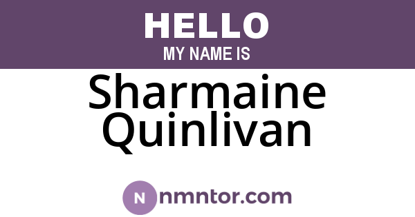 Sharmaine Quinlivan