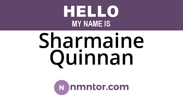 Sharmaine Quinnan