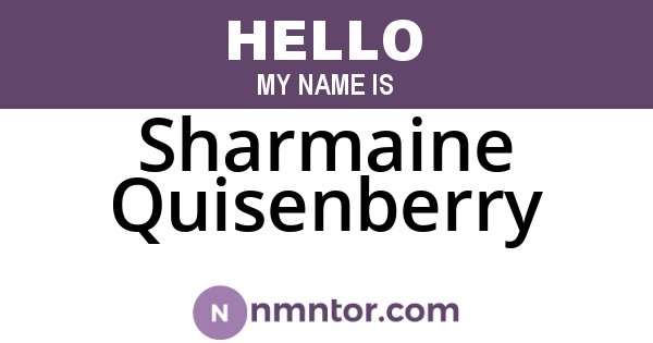 Sharmaine Quisenberry