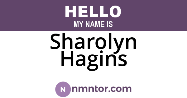 Sharolyn Hagins