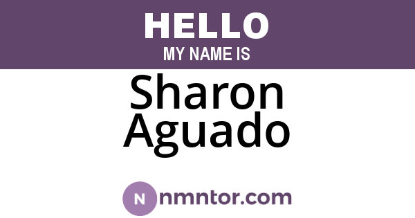 Sharon Aguado
