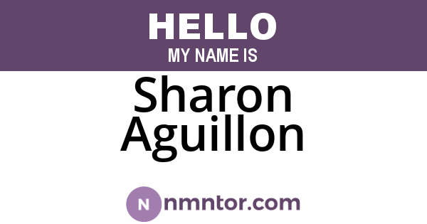 Sharon Aguillon