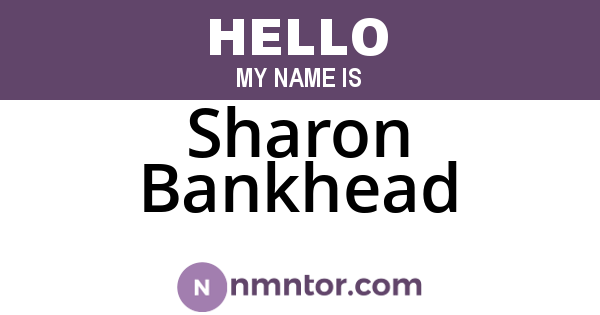 Sharon Bankhead