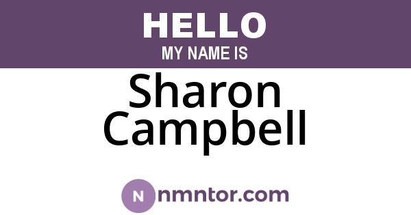 Sharon Campbell
