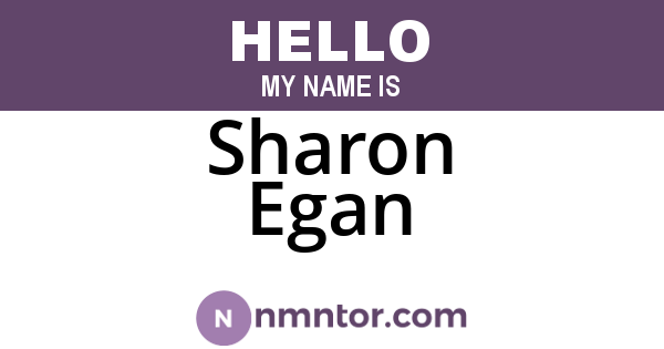 Sharon Egan