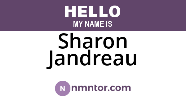 Sharon Jandreau