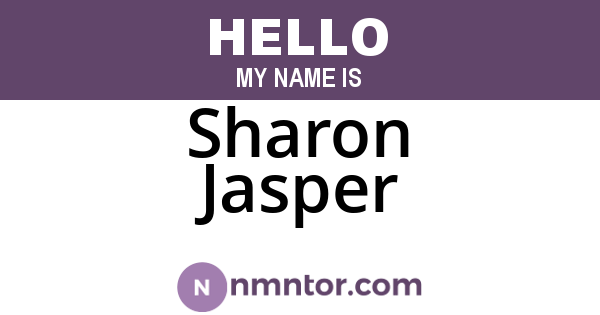 Sharon Jasper