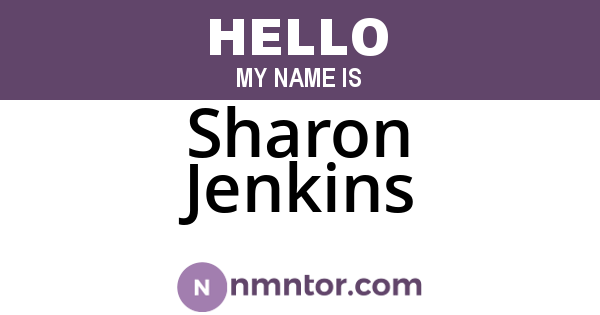 Sharon Jenkins