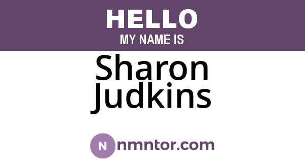 Sharon Judkins