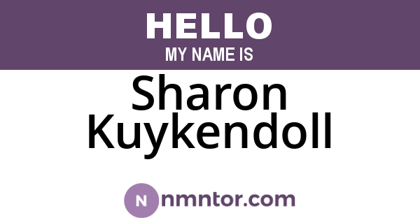 Sharon Kuykendoll