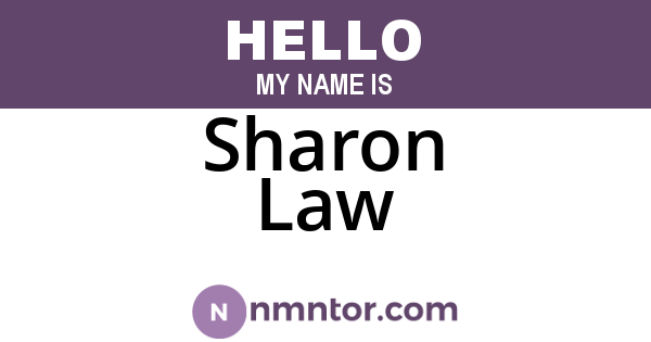 Sharon Law