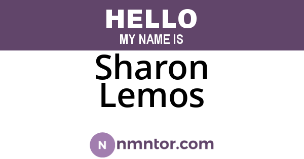 Sharon Lemos
