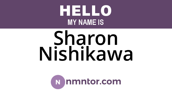 Sharon Nishikawa