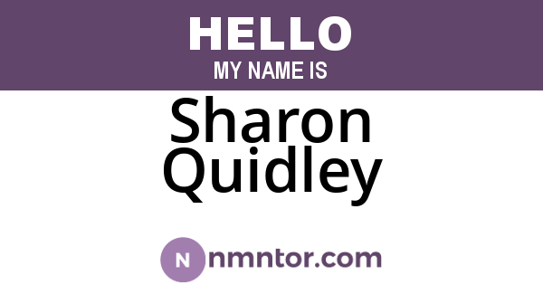 Sharon Quidley