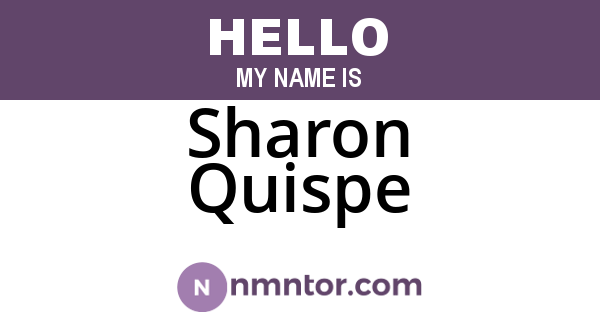 Sharon Quispe