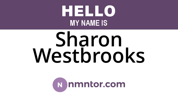 Sharon Westbrooks