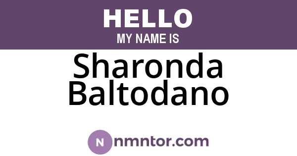 Sharonda Baltodano