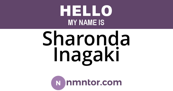 Sharonda Inagaki