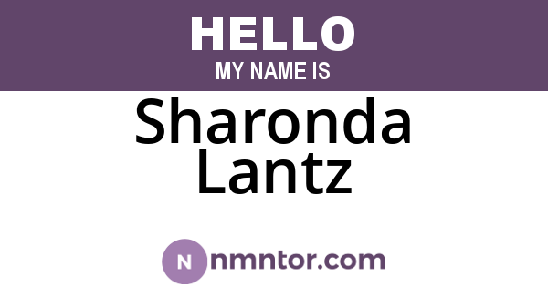 Sharonda Lantz