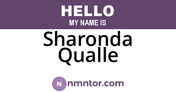 Sharonda Qualle