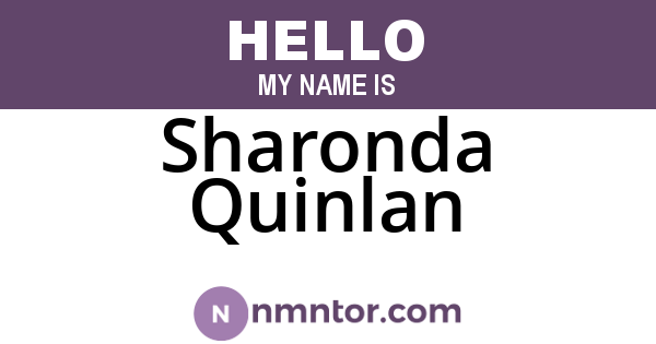 Sharonda Quinlan