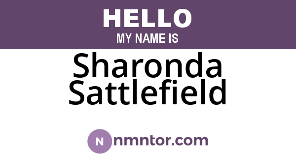 Sharonda Sattlefield