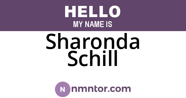 Sharonda Schill