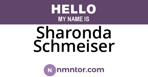 Sharonda Schmeiser
