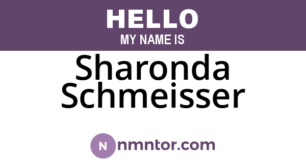 Sharonda Schmeisser